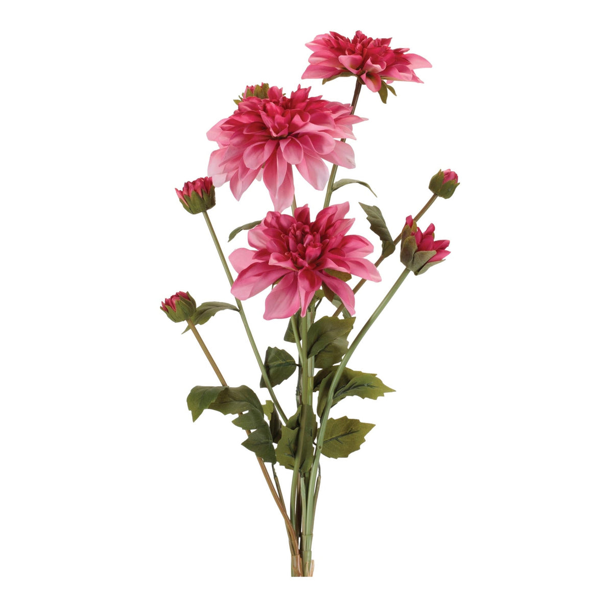 Artificial Pink Dahlia Flower Bundles - Set of 2 - product photo 1