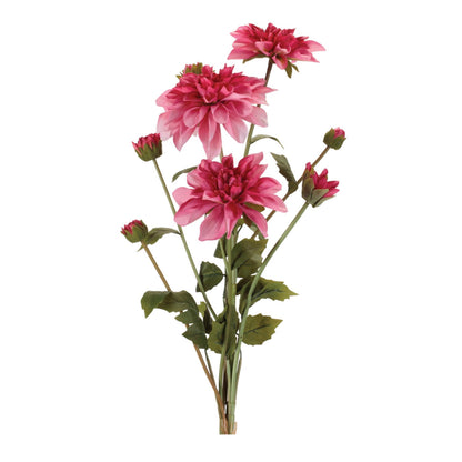 Artificial Pink Dahlia Flower Bundles - Set of 2 - product photo 4