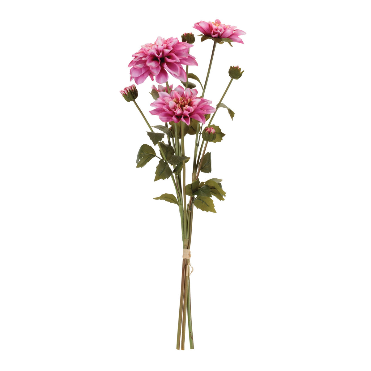 Layered Purple Artificial Dahlias - Set of 2 - product photo 2