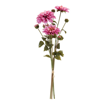 Layered Purple Artificial Dahlias - Set of 2 - product photo 2
