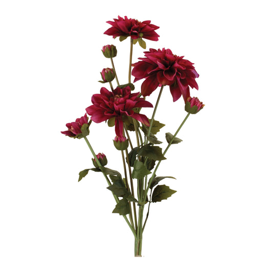 Purple Artificial Dahlia Flower Bundles - Set of 2 - product photo 1