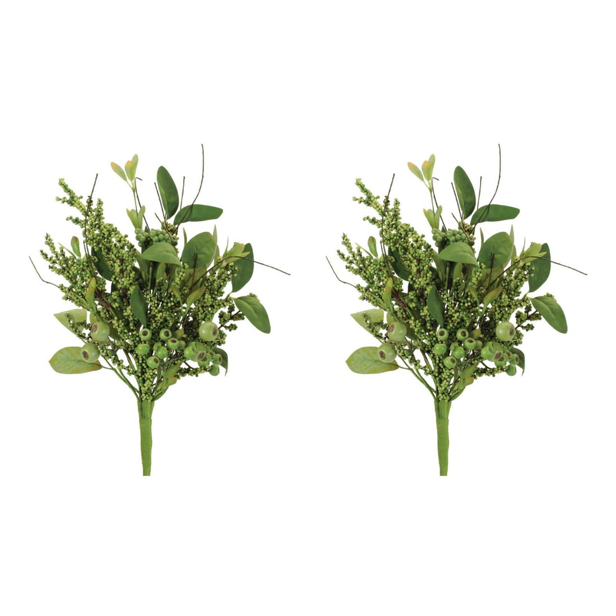 Artificial Mixed Berry Foliage Bushes - Set of 2 - product photo 3