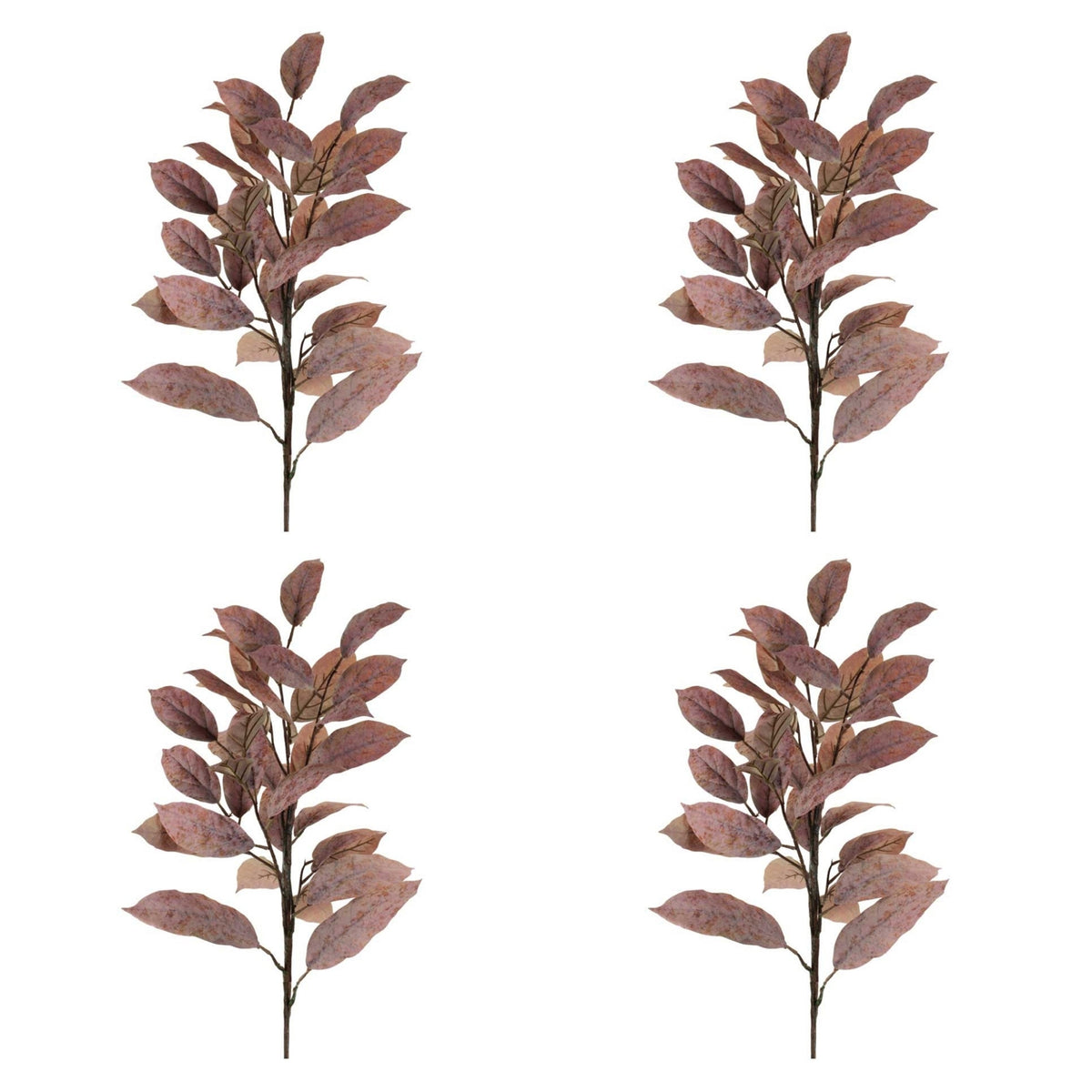 Autumn Brown Artificial Leaf Sprays - Set of 4 - product photo 4