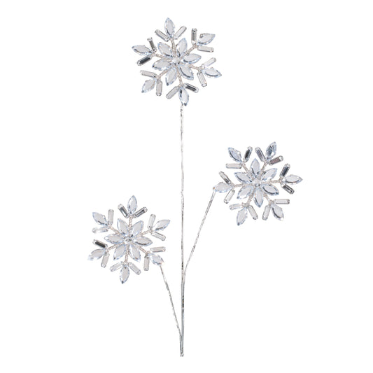 Snowflake Jewel Accent Sprays - Set of 2 - product photo 1