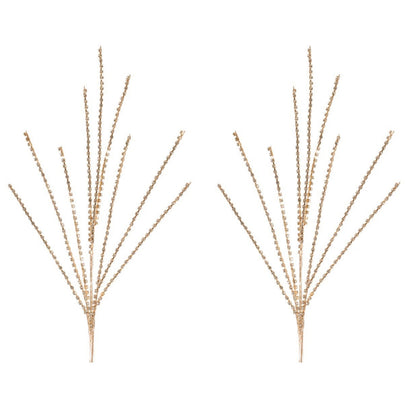 Faceted Bead Holiday Branches - Set of 2 - product photo 5