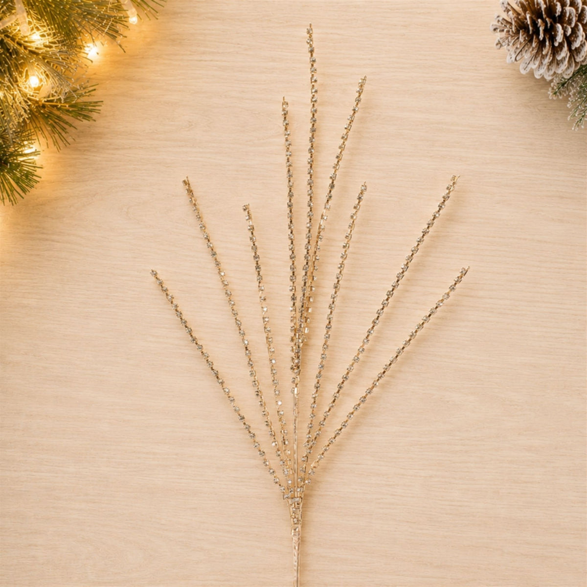 Faceted Bead Holiday Branches - Set of 2 - product photo 2