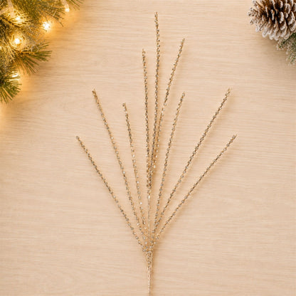 Faceted Bead Holiday Branches - Set of 2 - product photo 2