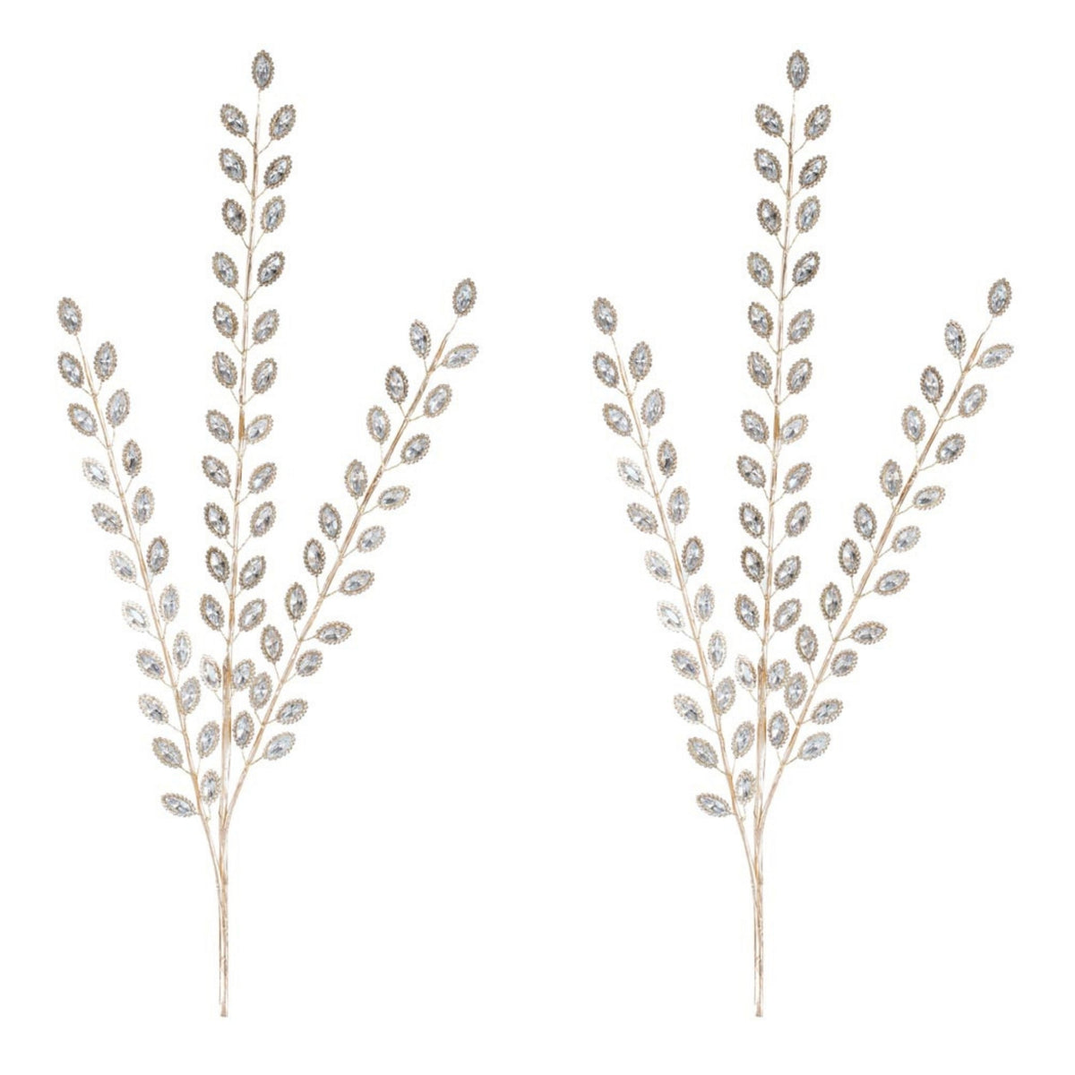 Decorative Jewel Accent Branches - Set of 2 - product photo 4