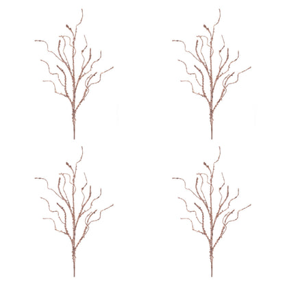 Glittered Decorative Twig Branches - Set of 4 - product photo 3