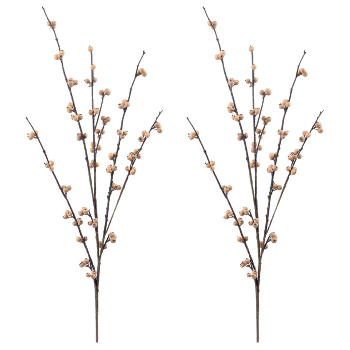 Neutral Berry Twig Branches - Set of 2 - product photo 4