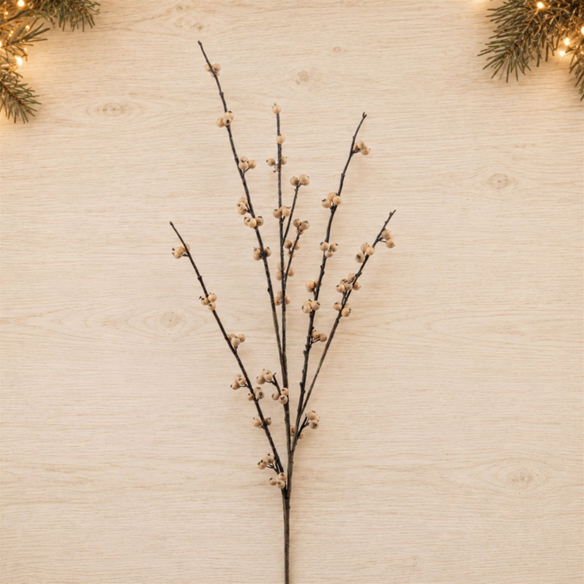 Neutral Berry Twig Branches - Set of 2 - product photo 2