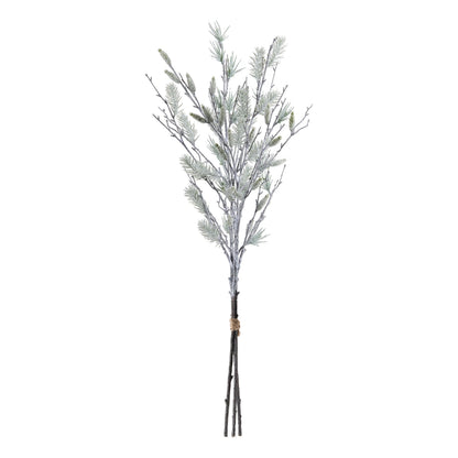 Snow-Dusted Artificial Pine Bundle - 40 in Tall - product photo 3