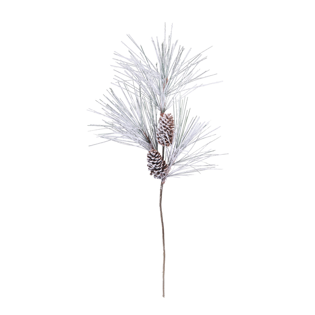 Snow-Flocked Long-Needle Pine Sprays - Set of 4 - product photo 3