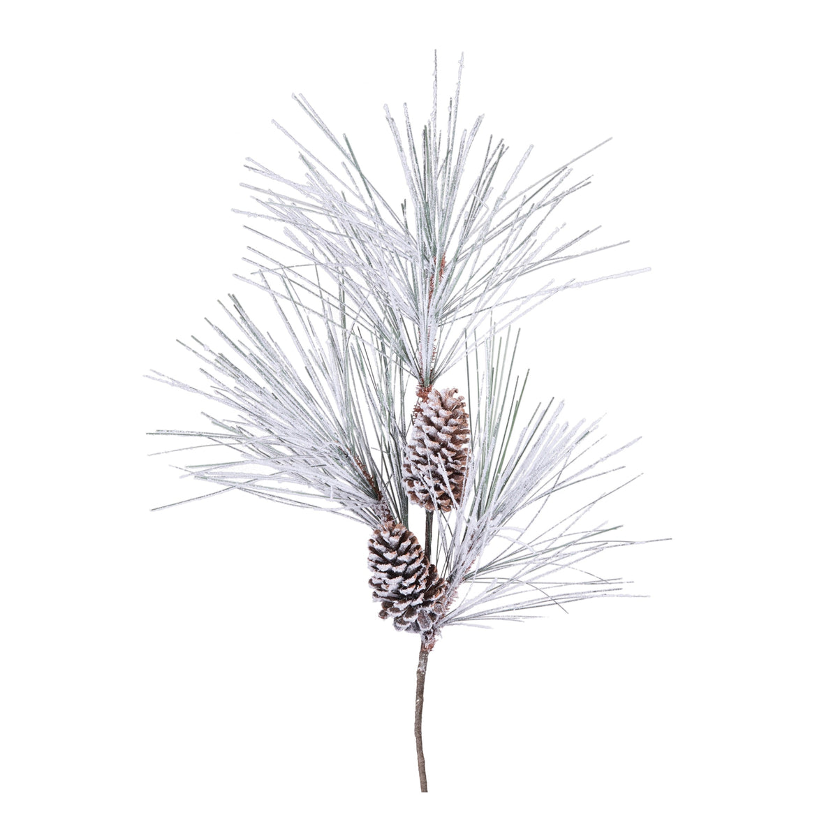 Snow-Flocked Long-Needle Pine Sprays - Set of 4 - product photo 1