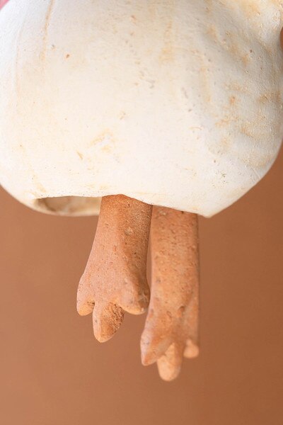 Clay Chicken Hanging Chimes - Set of 2 - product photo 3